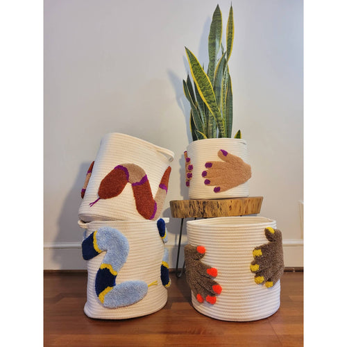 13" Tufted Basket - Hug