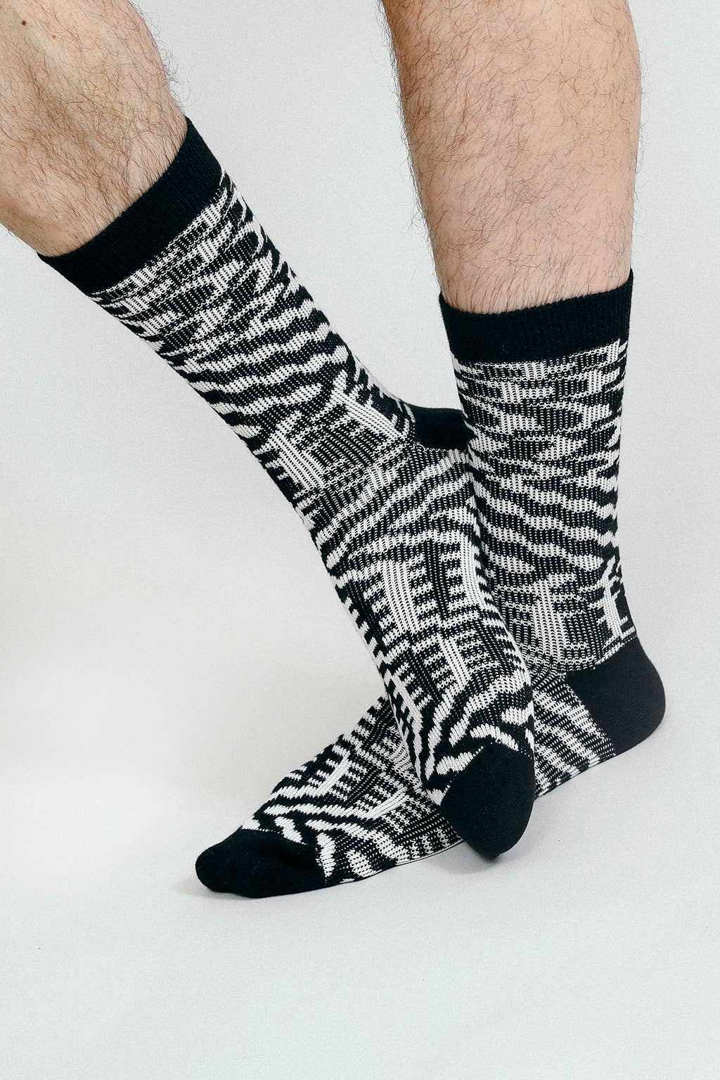 Mixer Knit Dress Crew Sock