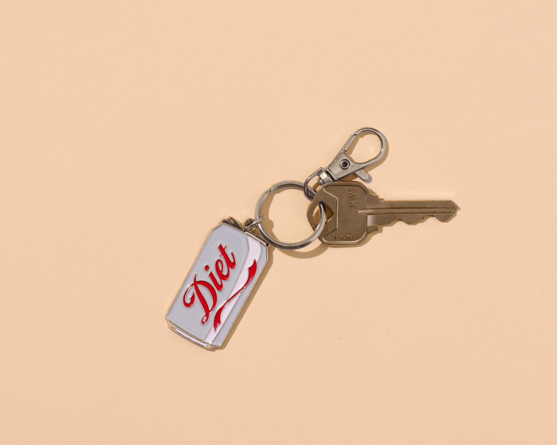 Diet Soda Enamel Keychain & Bag Charm