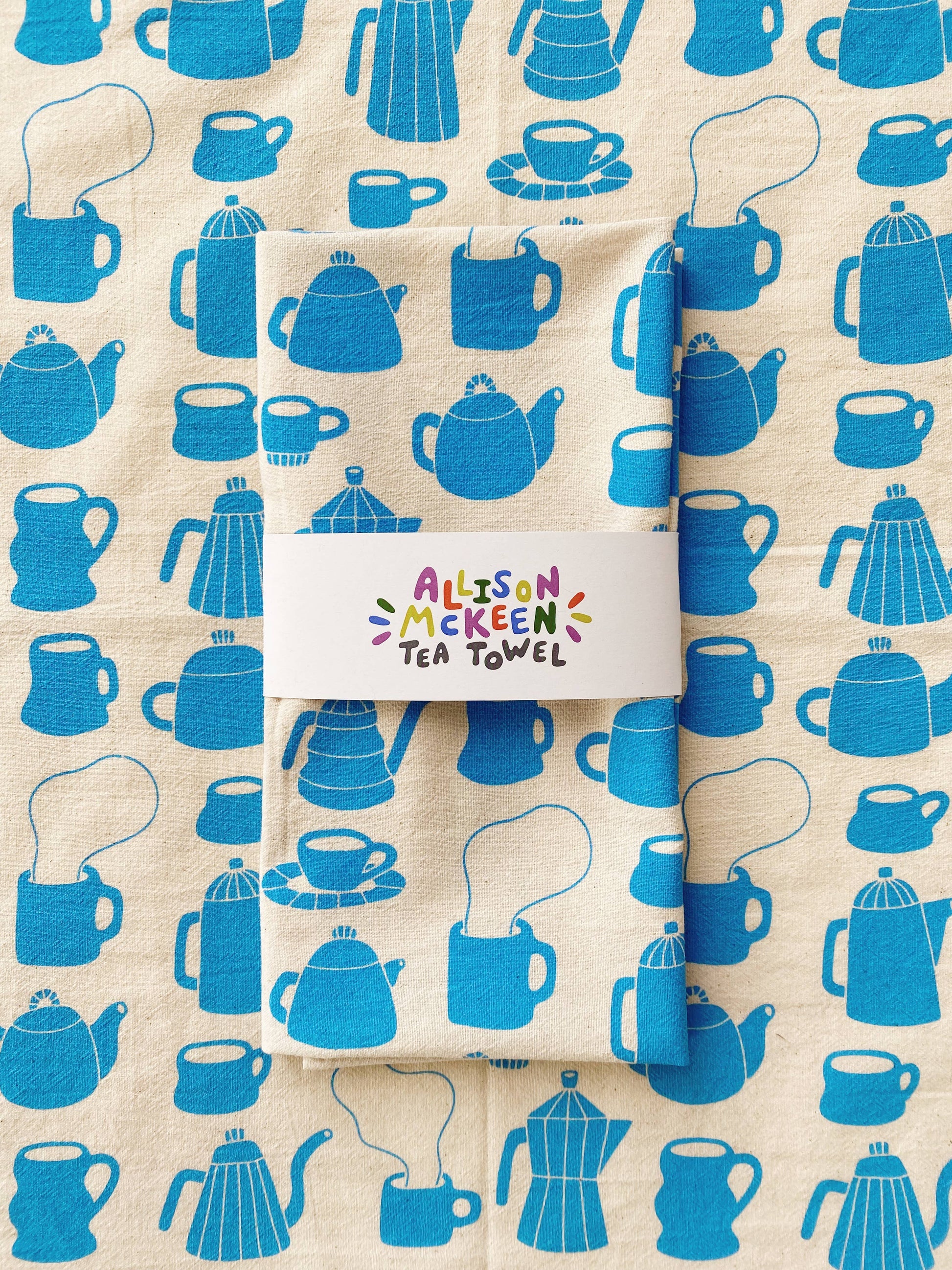 Tea and Coffee Tea towel