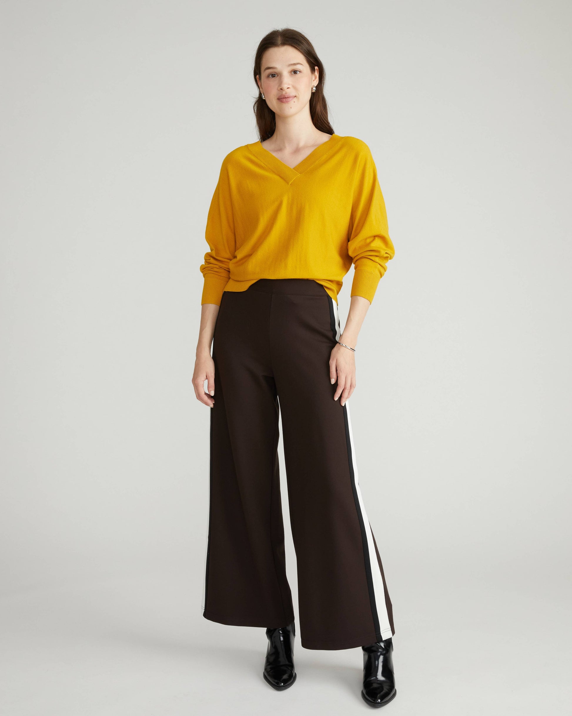 Savvy Fine Knit Sweater Blouse