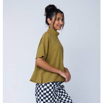 Mare Mock Neck Top