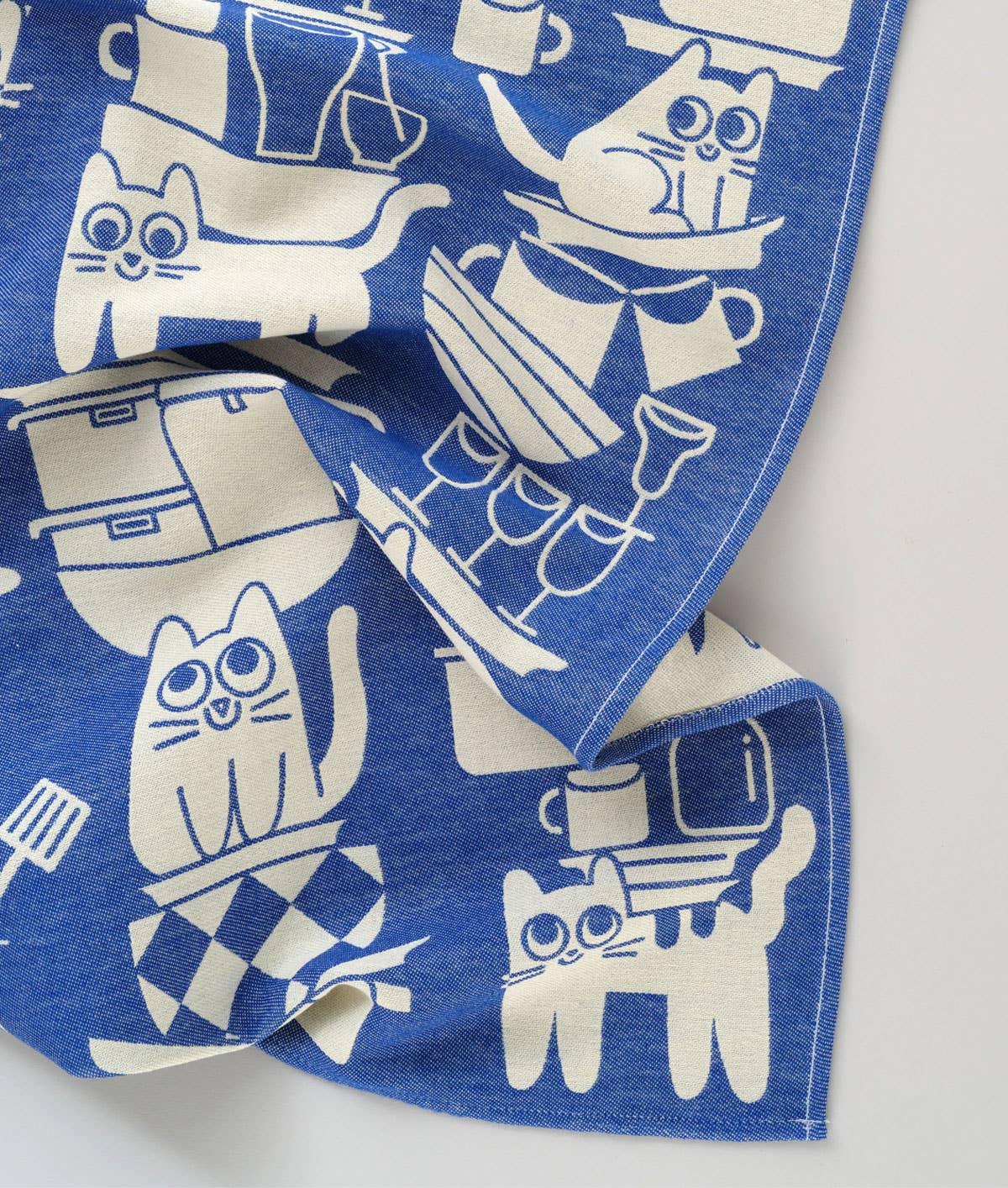 Kitchen Cats Cotton Tea Towel