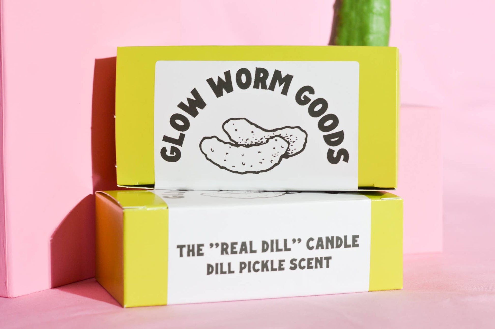 Pickle Pillar Candle
