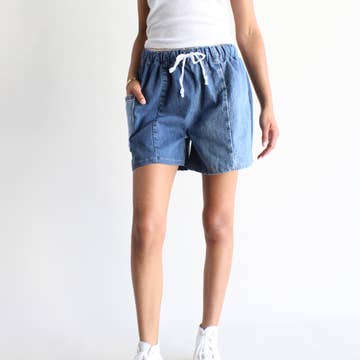 RCYCLD Eco-Denim Pieced Shorts
