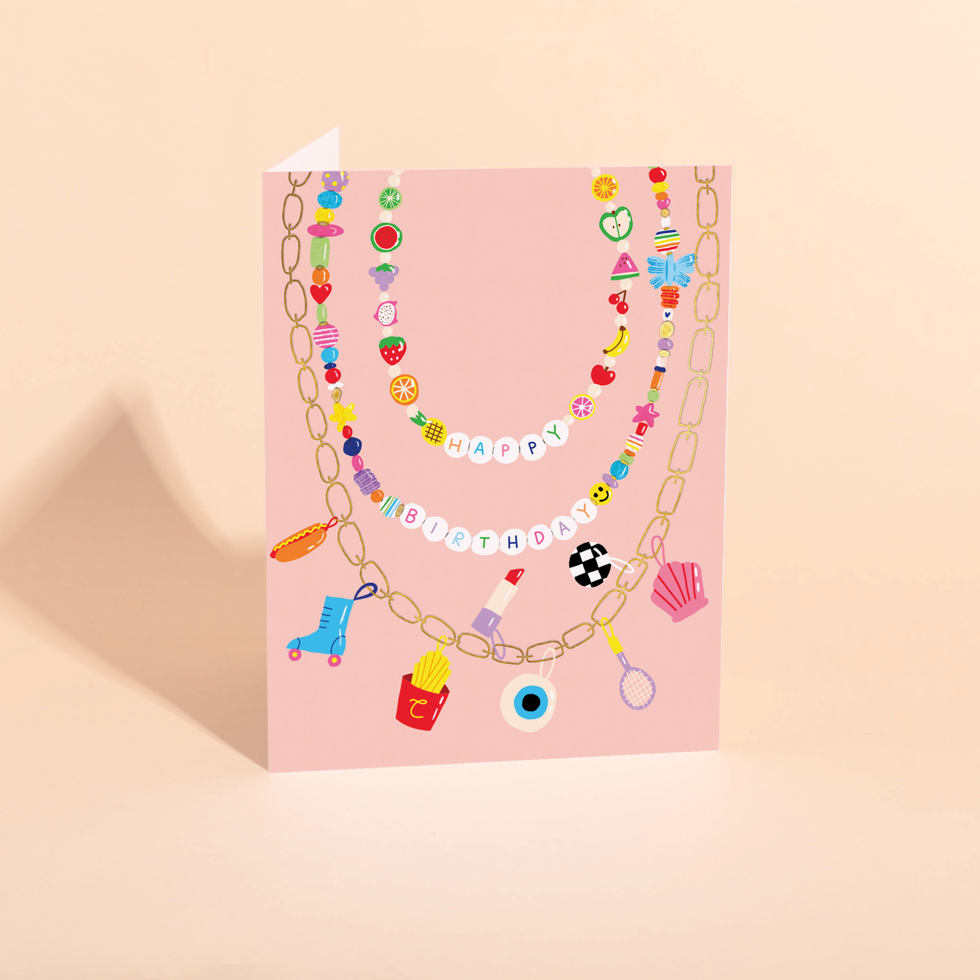 Festival Beads Birthday Card