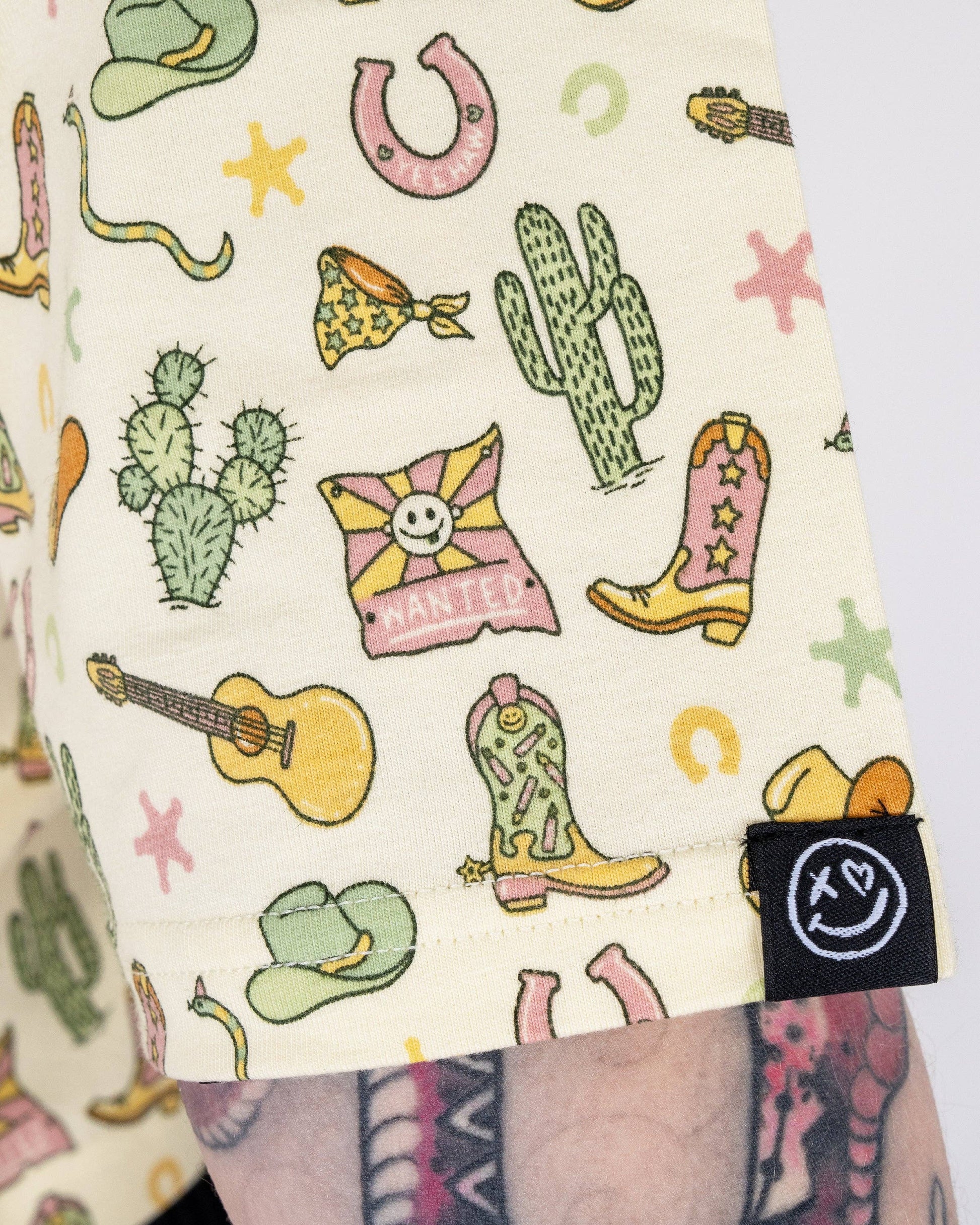 Cowboy Cropped Boxy Tee