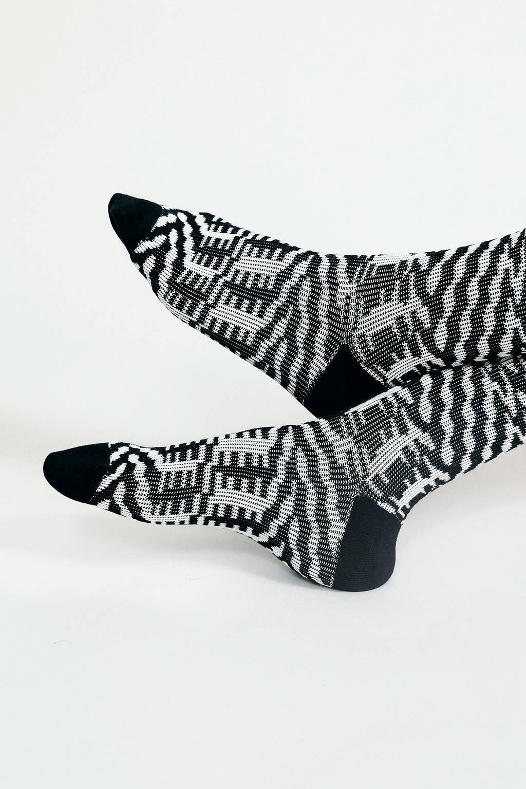 Mixer Knit Dress Crew Sock