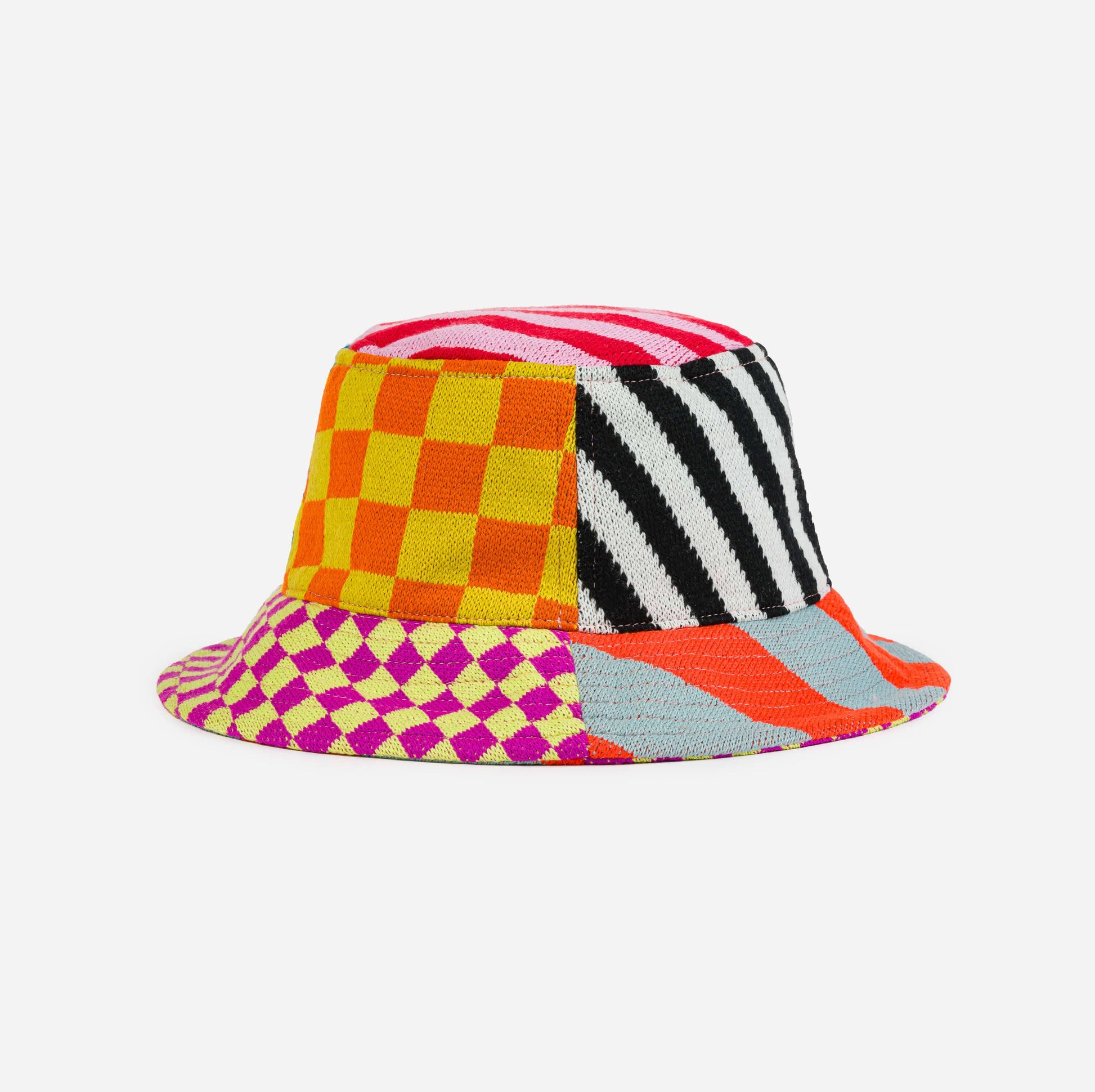 Pattern Patch Bucket Hat