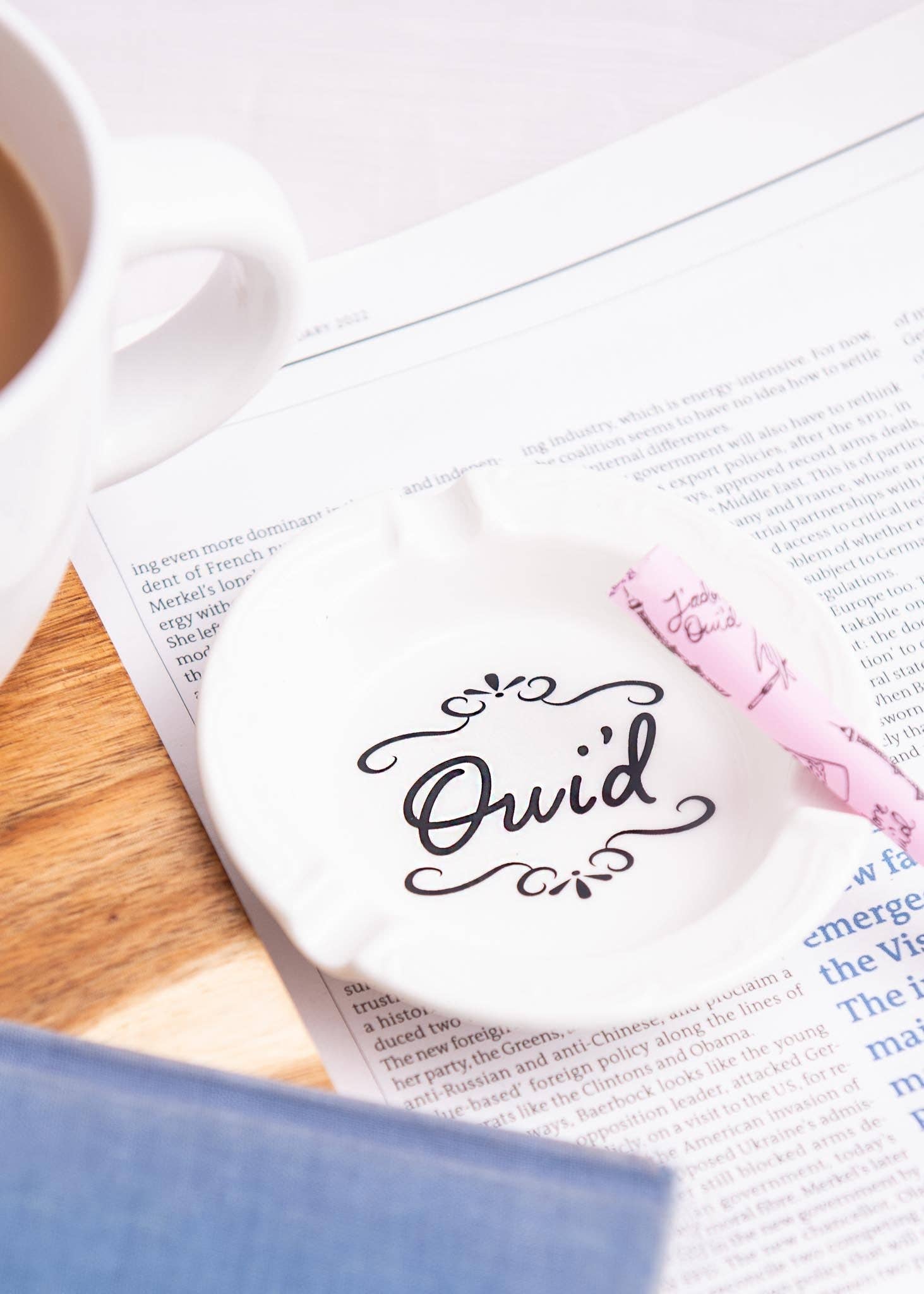 Oui'd Cafe Ashtray