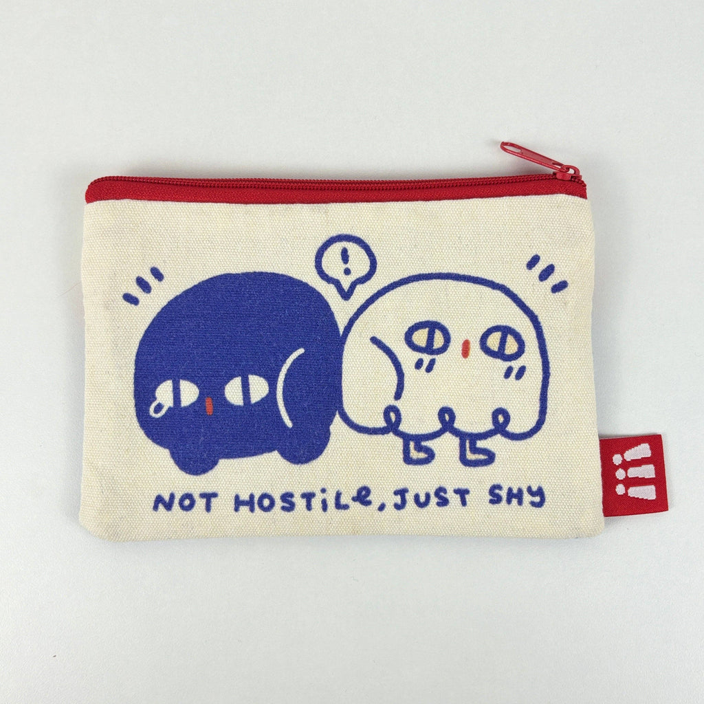 Just Shy Canvas Pouch Cag with Pocket