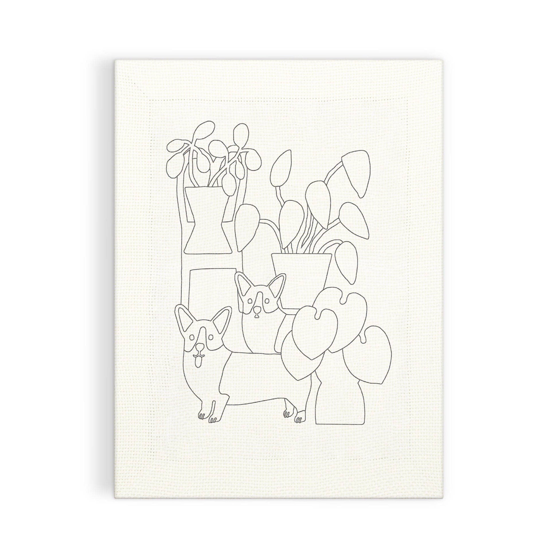 Corgi Friends Punch Needle Kit