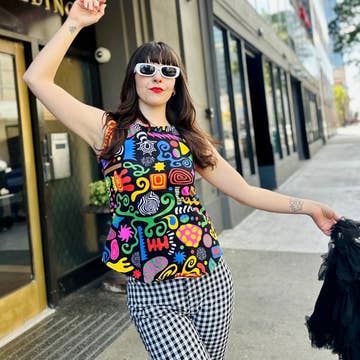 Party Mix Muscle Tee