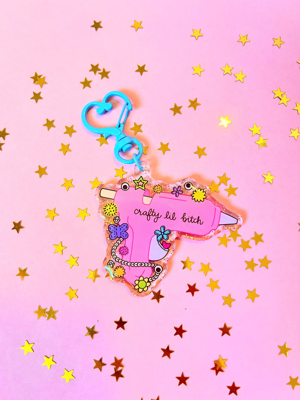 Crafty Lil B*tch Keychain