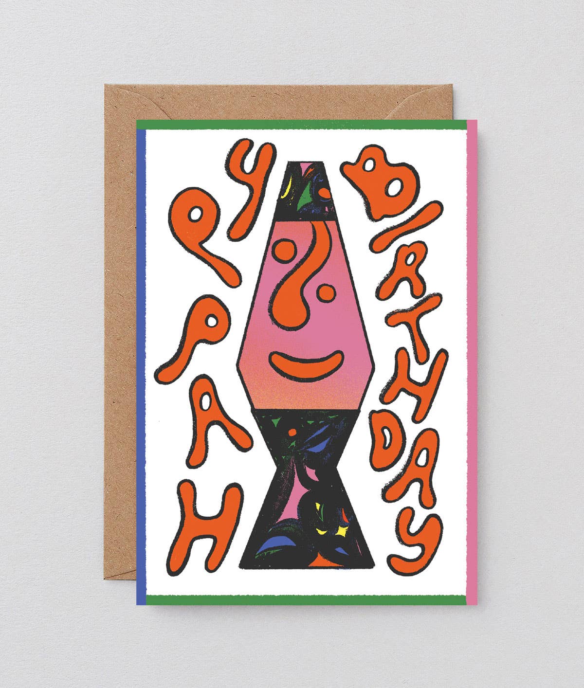 Happy Birthday Lava Lamp Greeting Card