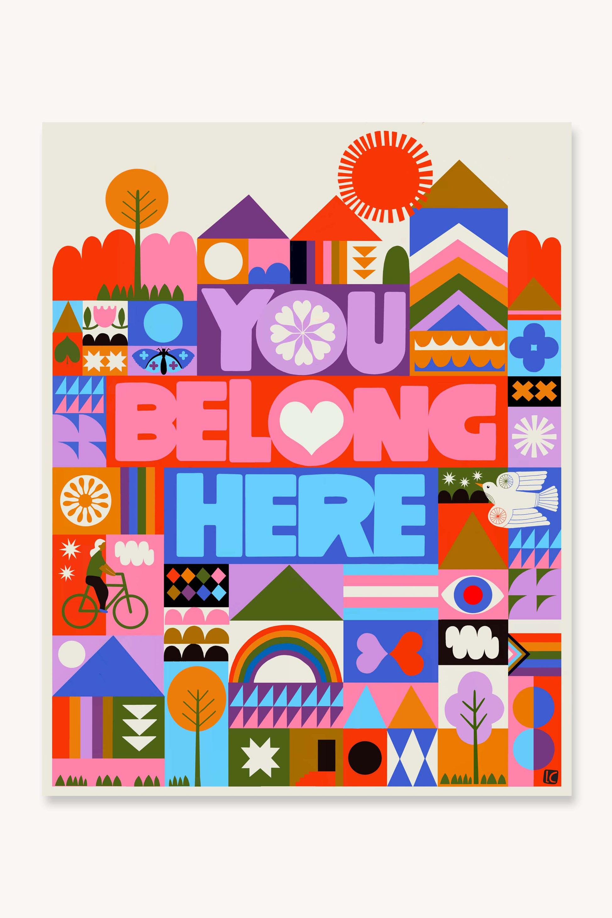You Belong Here Art Print
