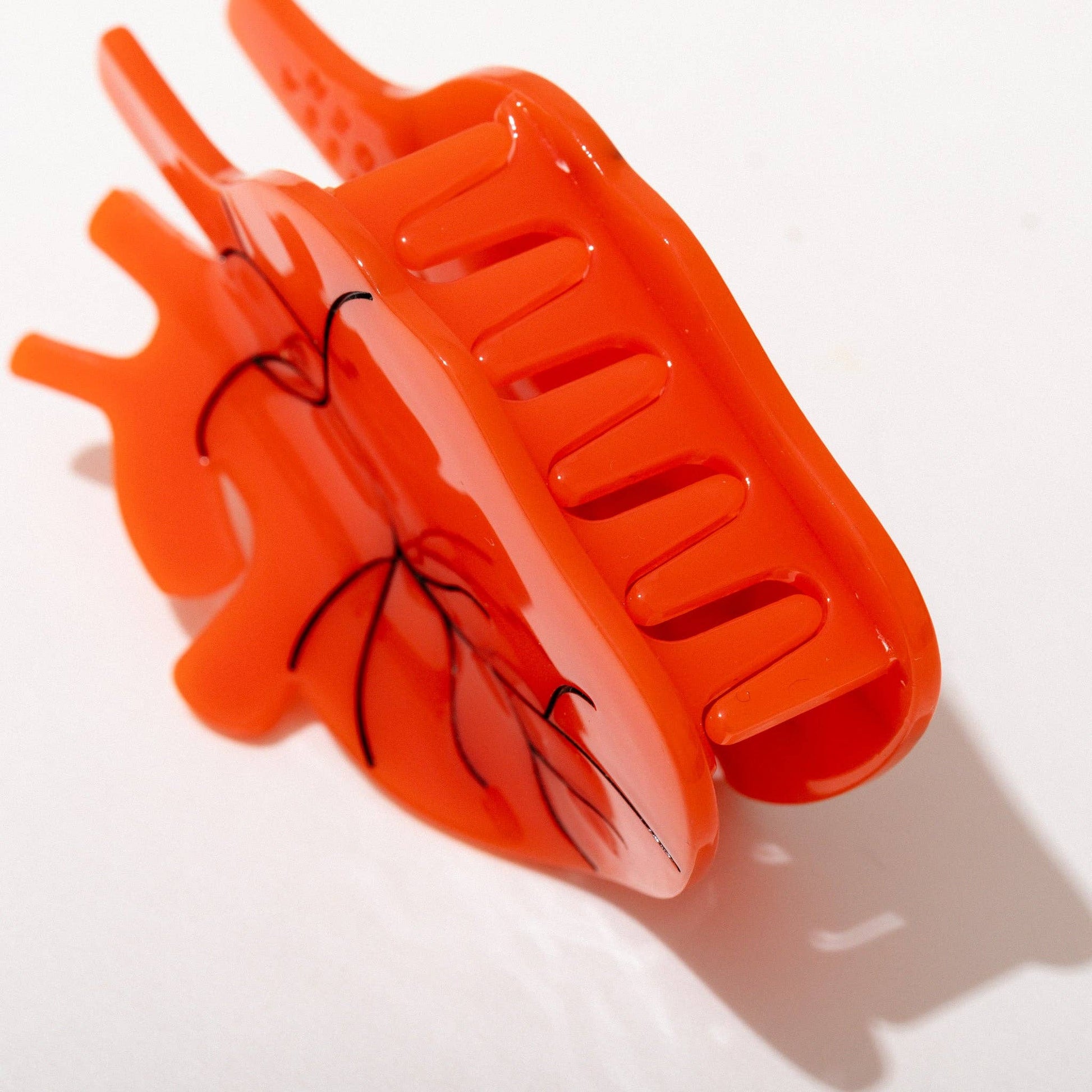 Anatomical Heart Acetate Hair Claw Clip