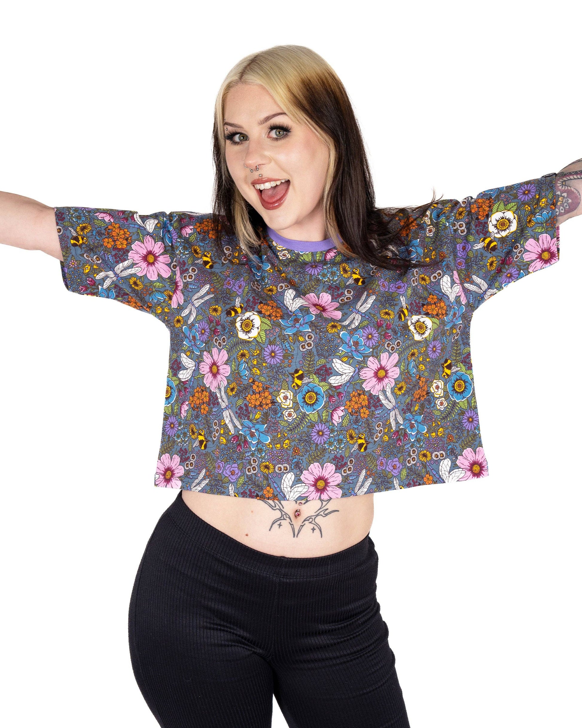 Cottagecore Cropped Boxy Tee