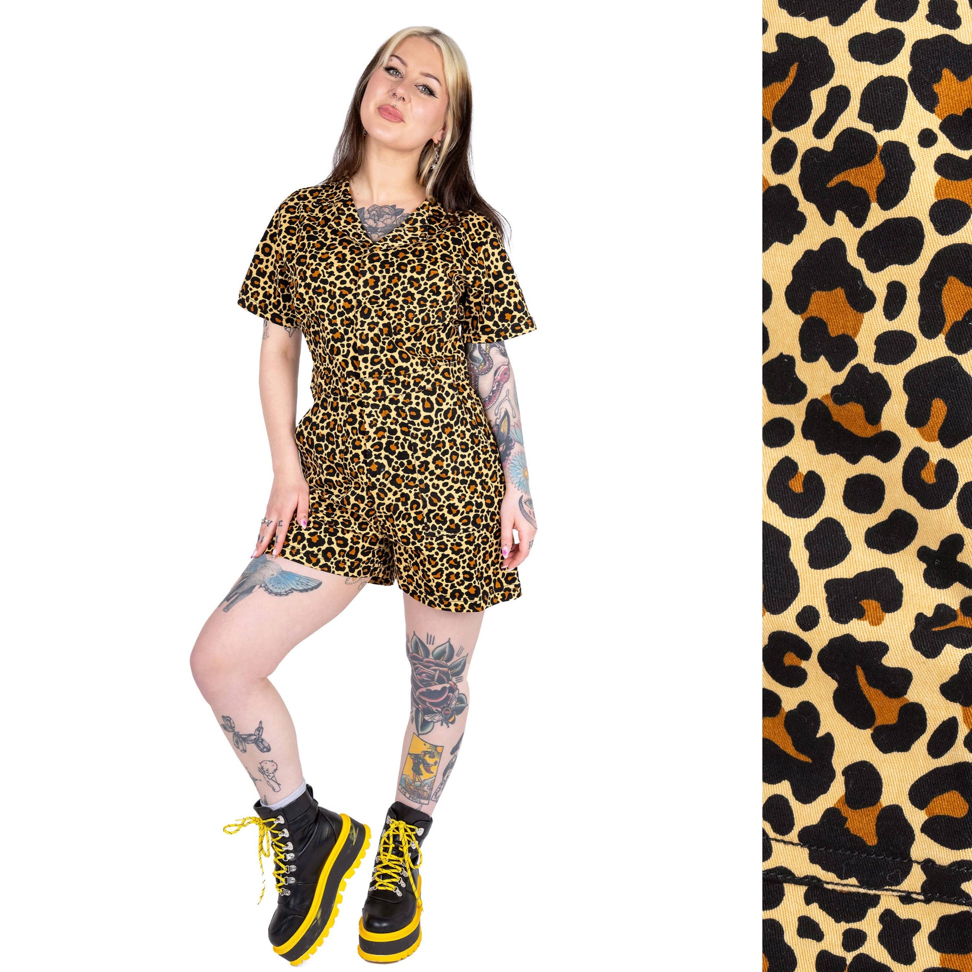 Classic Leopard Playsuit