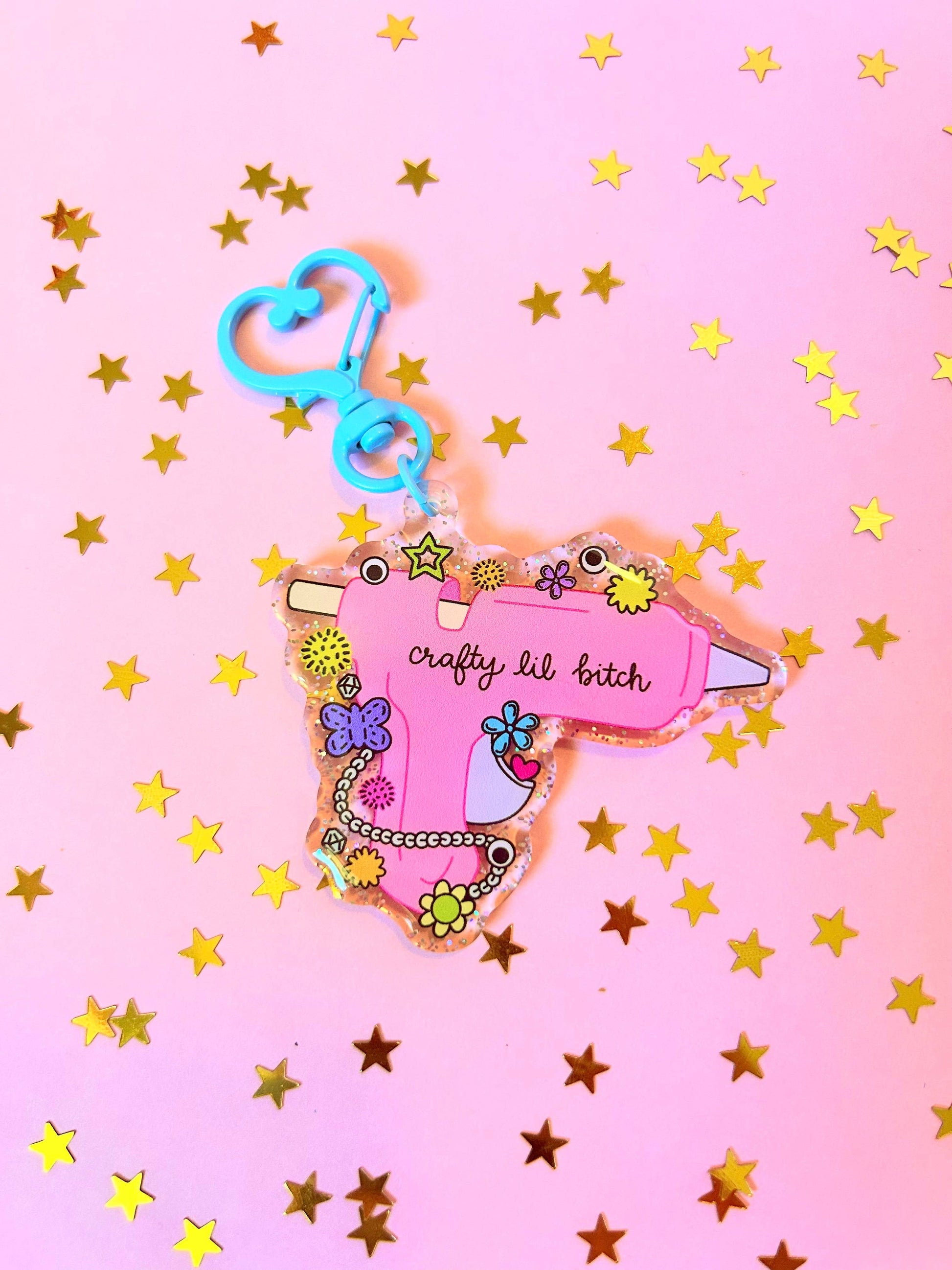 Crafty Lil B*tch Keychain