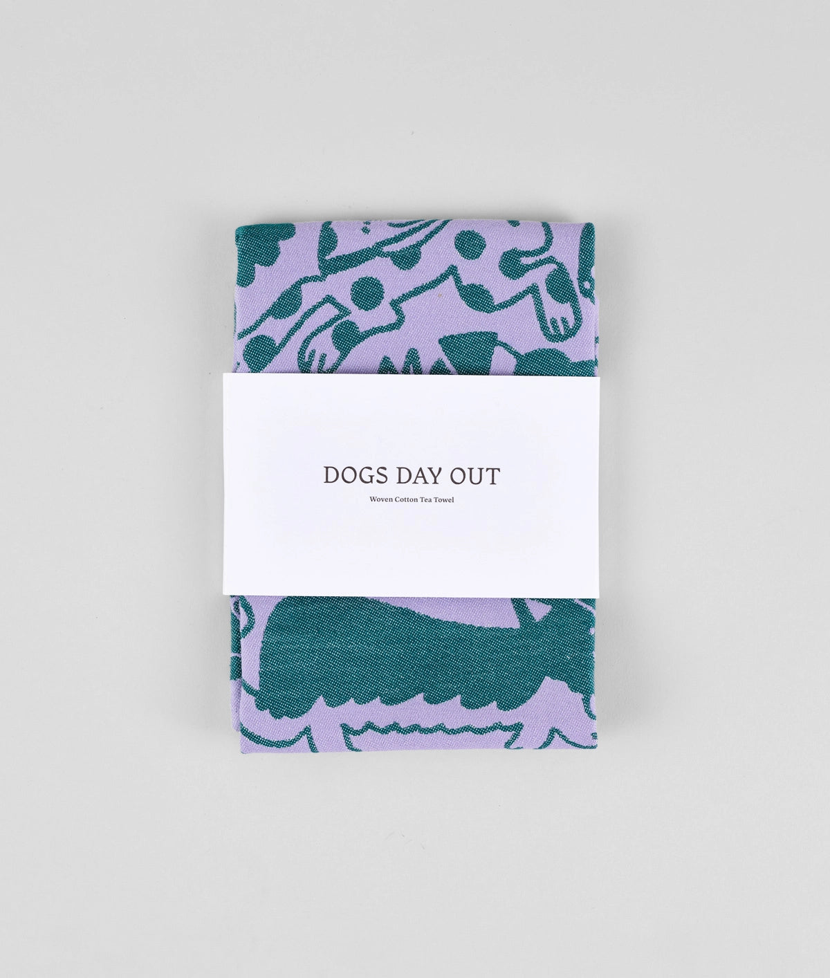 Dogs Day Out Cotton Tea Towel