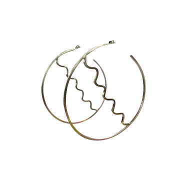 Brianna Hoops Earrings