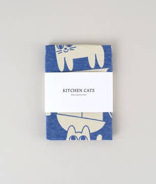 Kitchen Cats Cotton Tea Towel