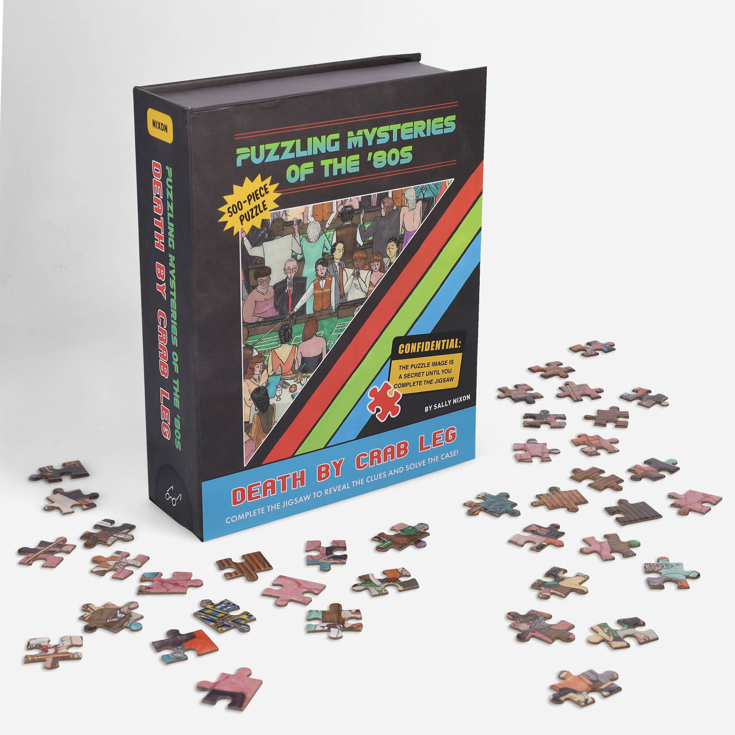 Mysteries of the 80s Death by Crab Leg 500-Piece Puzzle – Momu