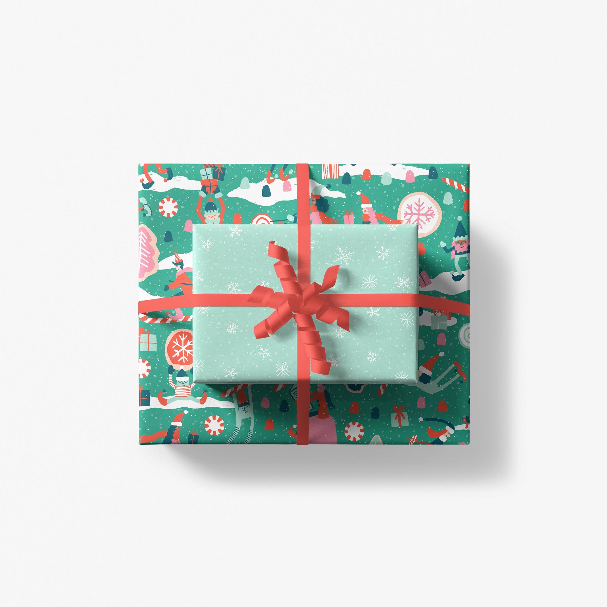 Candy Cane Lane Gift Wrap