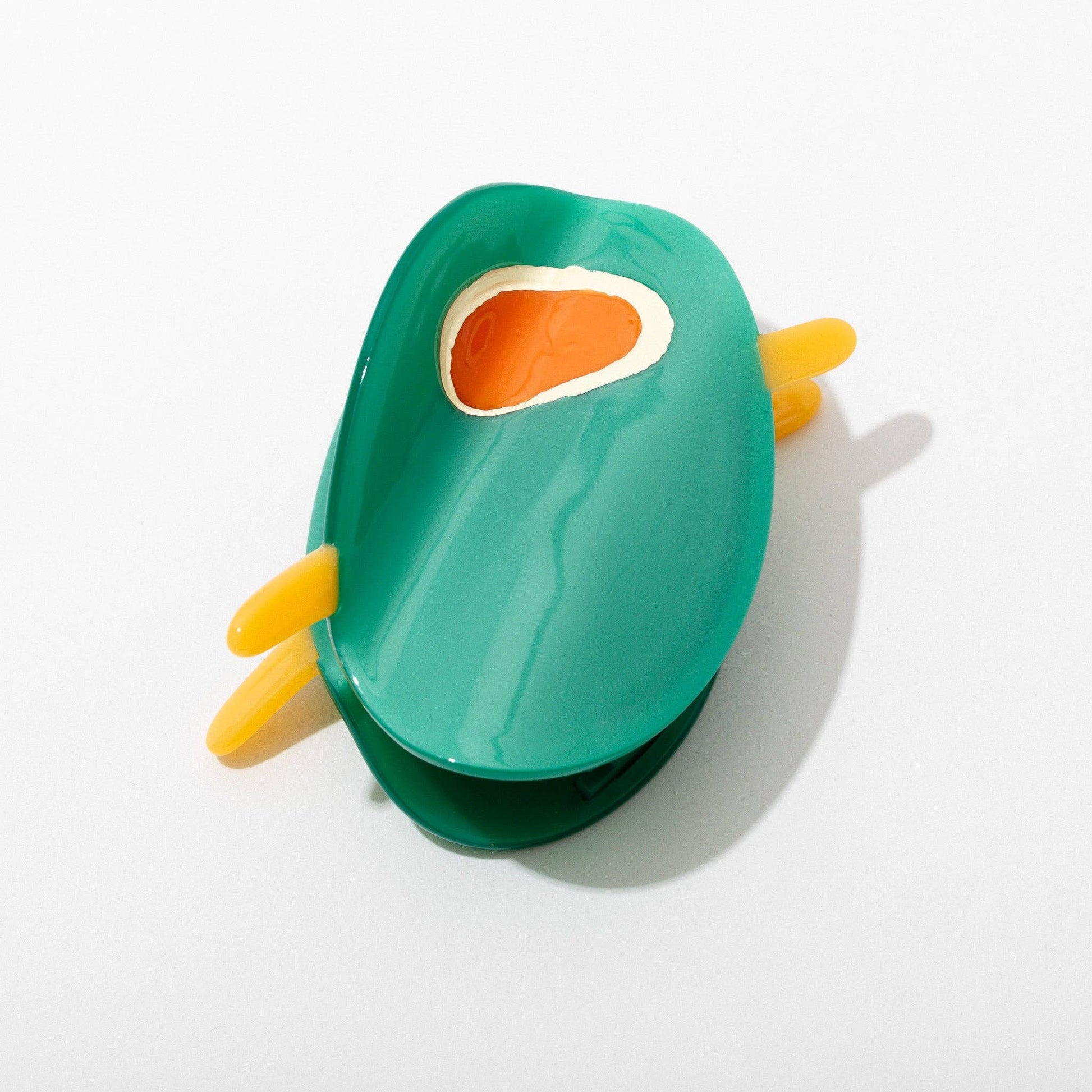 Olive Acetate Hair Claw Clip