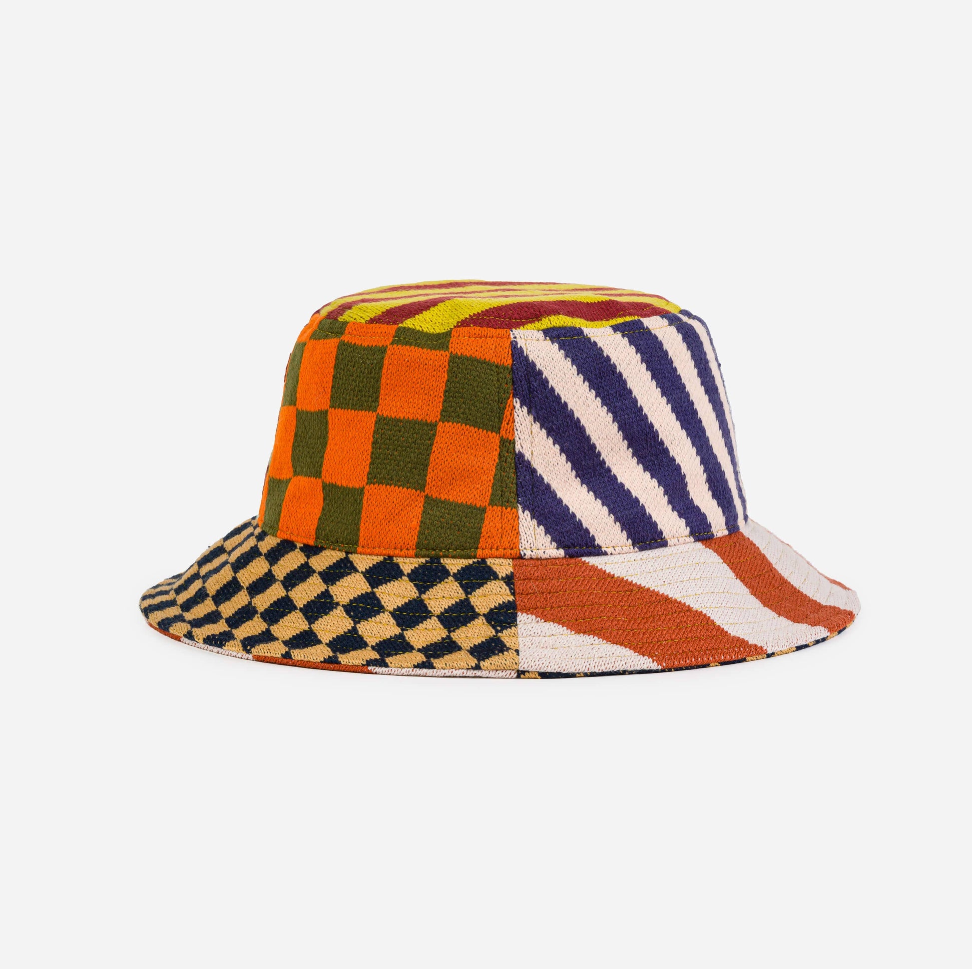 Pattern Patch Bucket Hat