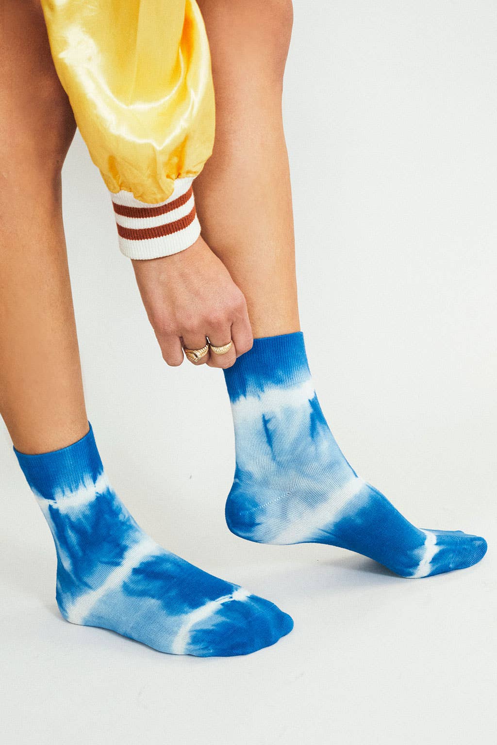 Trippy Tie Dye Ankle Sock