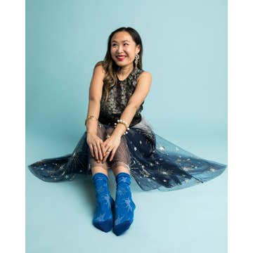 Celestial Shimmer Crew Sock
