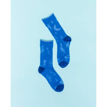 Celestial Shimmer Crew Sock