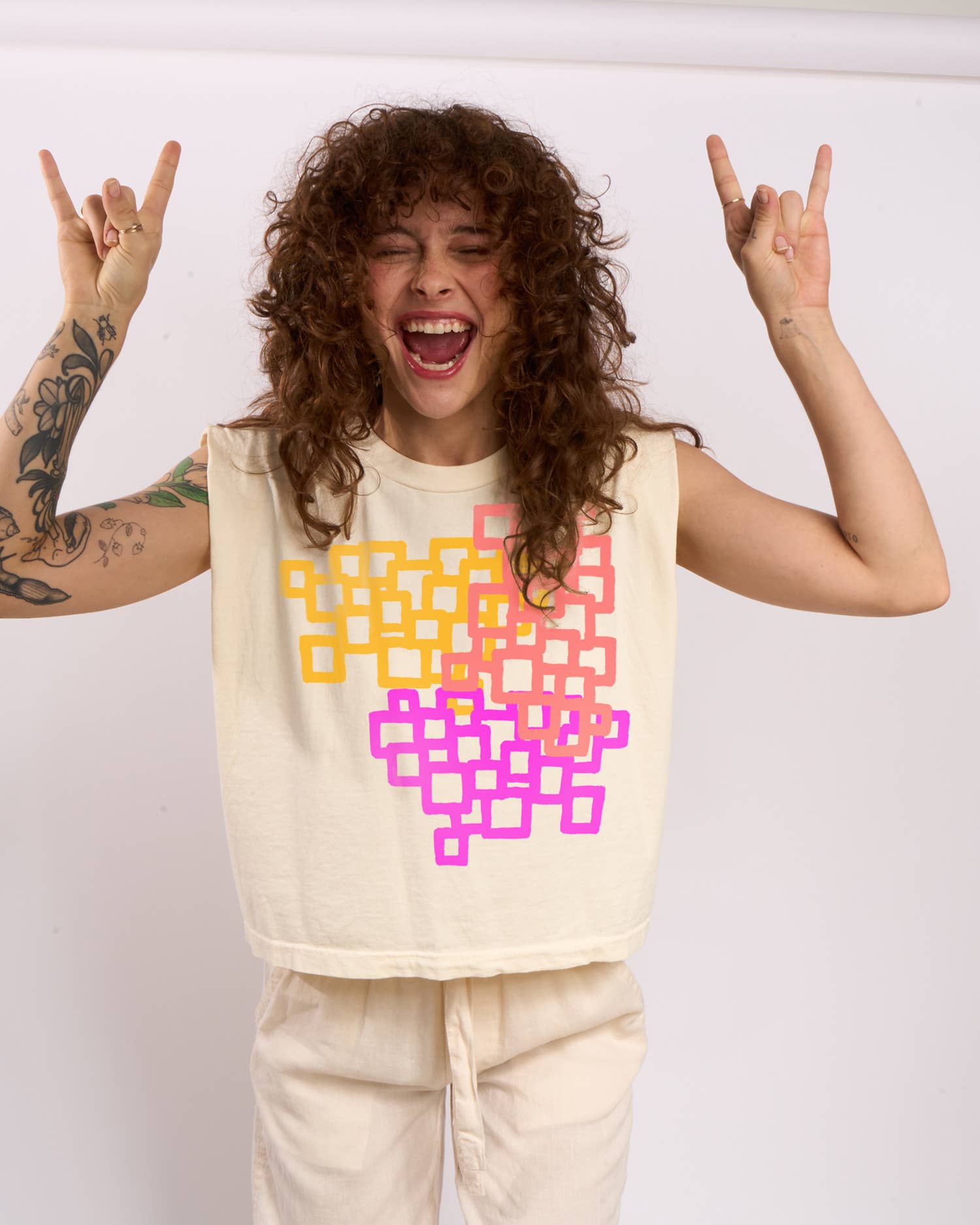 Squares Heavyweight Muscle Tee