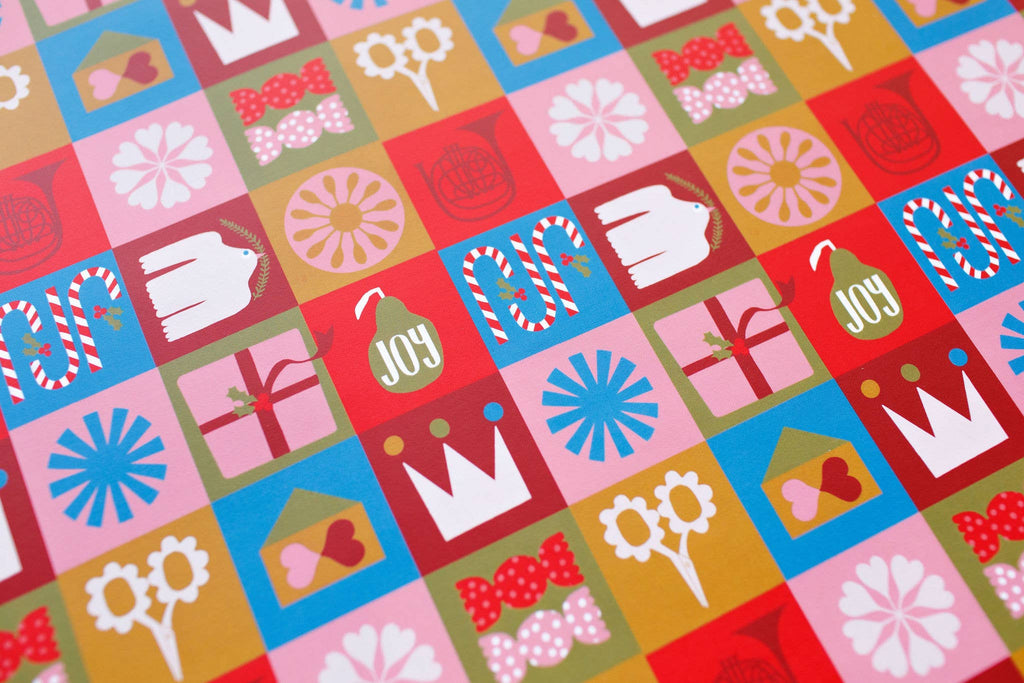 Holiday Treats Wrapping Paper Sheet